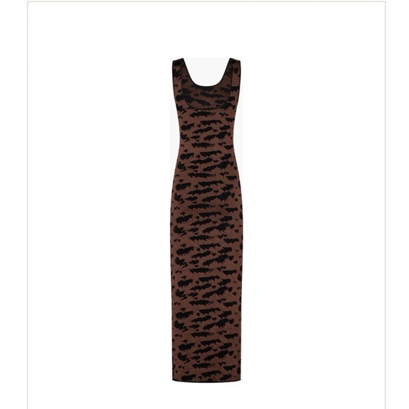 Nanushka Dresses & Skirts - Nanushka Brown and Black Bodycon Maxi Dress